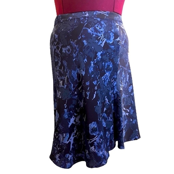 Joe Fresh Blue Floral A-line Skirt - Picture 3 of 7